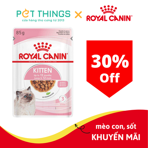 Pate Mèo Con Royal Canin Kitten Instinctive in Gravy 85g