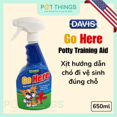 DAVIS Go Here Xịt Hướng Dẫn Chó Đi Vệ Sinh Đúng Chỗ 650ml