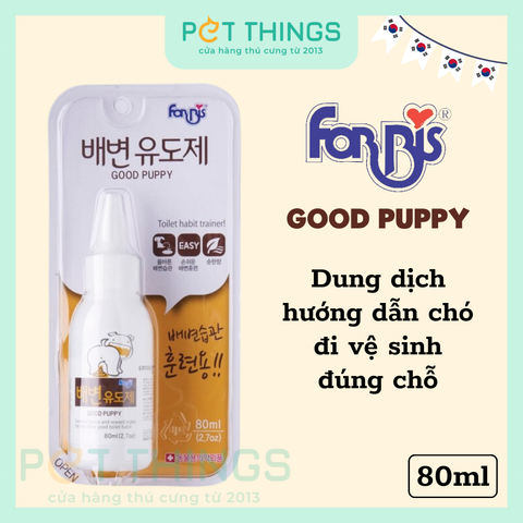 Forbis Good Puppy Dung Dịch Hướng Dẫn Chó Đi Vệ Sinh Đúng Chỗ 80ml