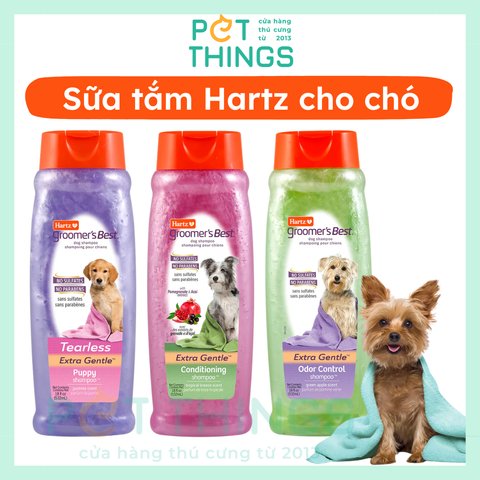 Sữa tắm Hartz Groomer's Best cho Chó 532ml (18oz)