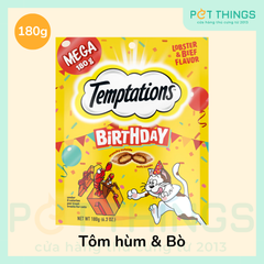 Temptations USA Birthday Bánh Thưởng Cho Mèo Vị Tôm Hùm & Bò