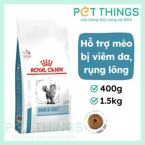 Royal Canin Cat Skin & Coat Thức Ăn Hỗ Trợ Mèo Viêm Da, Rụng Lông
