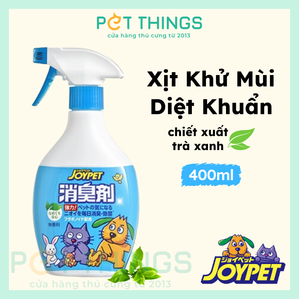 JOYPET Xịt Khử Mùi Diệt Khuẩn Cho Chó Mèo 400ml