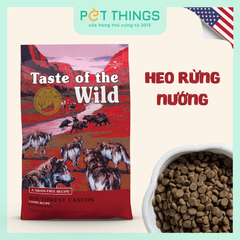 Thức Ăn Hạt Taste of the Wild Southwest Canyon Cho Chó Mọi Lứa Tuổi, Heo Rừng Nướng
