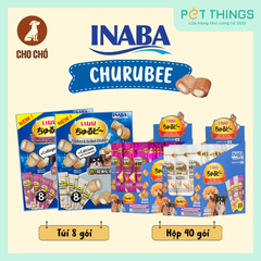 Inaba Churubee - Bánh Thưởng Dạng Viên Nhân Kem Churu Cho Chó
