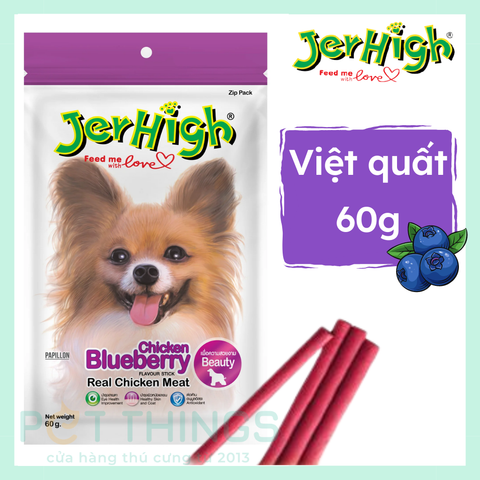 Bánh thưởng / snack chó Jerhigh Blueberry 60g