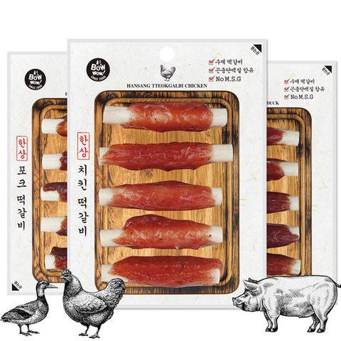 Bow Wow Thịt cuộn thanh sữa 80g