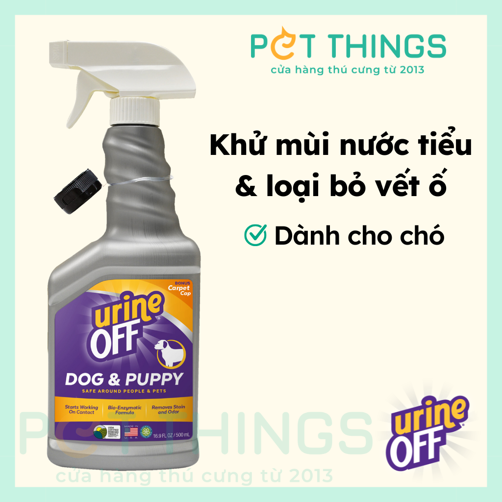 Xịt Khử Mùi Nước Tiểu Chó Urine Off Dog & Puppy 500ml