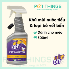Xịt Khử Mùi Nước Tiểu Mèo Urine Off Cat & Kitten 500ml