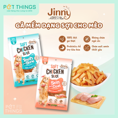 JINNY Gà Mềm Dạng Sợi 30g Bánh Thưởng Cho Mèo