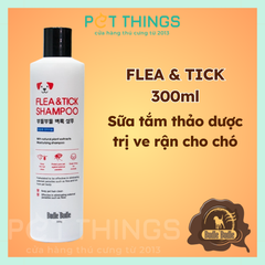 Budle'Budle Flea & Tick Shampoo Dầu tắm Trị Ve Rận Cho Chó 300ml