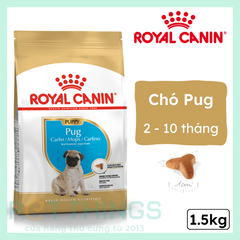 Royal Canin Pug Puppy Thức Ăn Hạt Cho Chó Pug Con 1.5kg