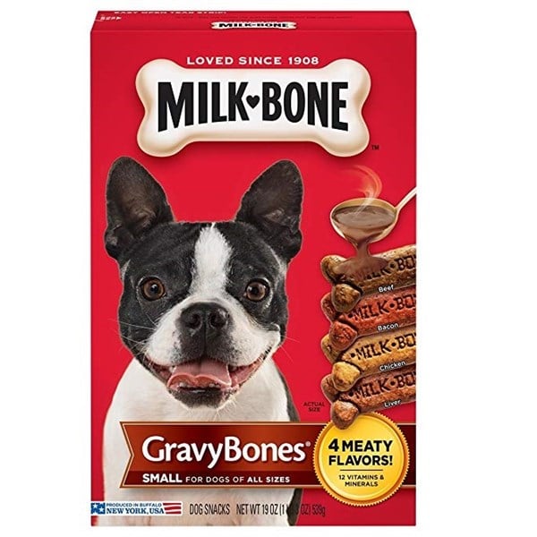 Milk-Bone GravyBones Small Biscuit Dog Treats, 19-oz (539g)