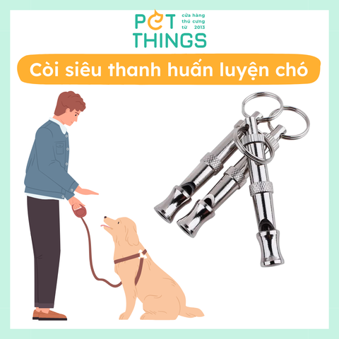 Còi siêu thanh huấn luyện chó 5*0.6cm