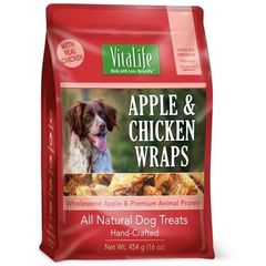 Vitalife Apple & Chicken Wraps 454g