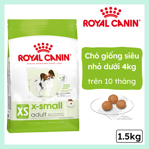 Royal Canin X-small Adult Thức Ăn Hạt Cho Chó Trưởng Thành Giống Siêu Nhỏ
