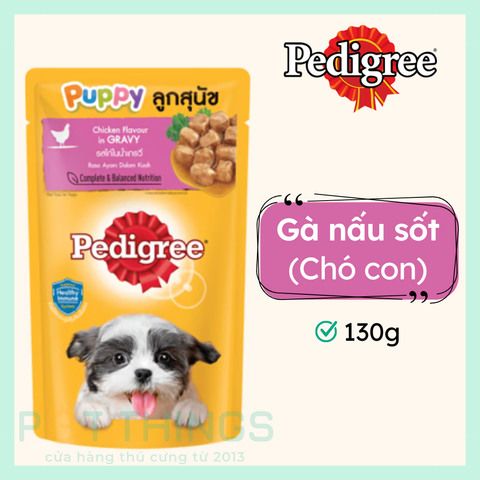 Pate Chó Con Pedigree Puppy Chicken In Gravy 130g