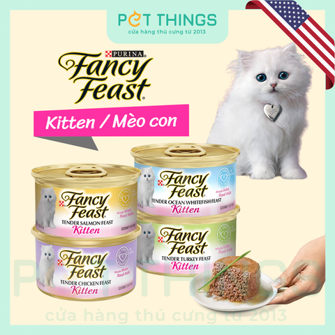 Fancy Feast Kitten Classic Pate Cho Mèo Con 85g