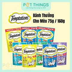 Snack Bánh Thưởng Cho Mèo Temptations Thái Lan 75g / 160g