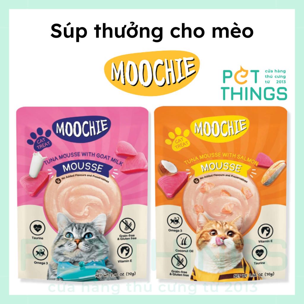 Súp thưởng Moochie cho mèo 70g