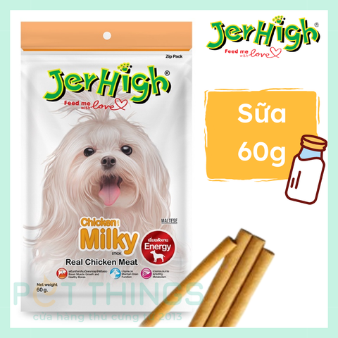 Bánh thưởng / snack chó Jerhigh Milky 60g