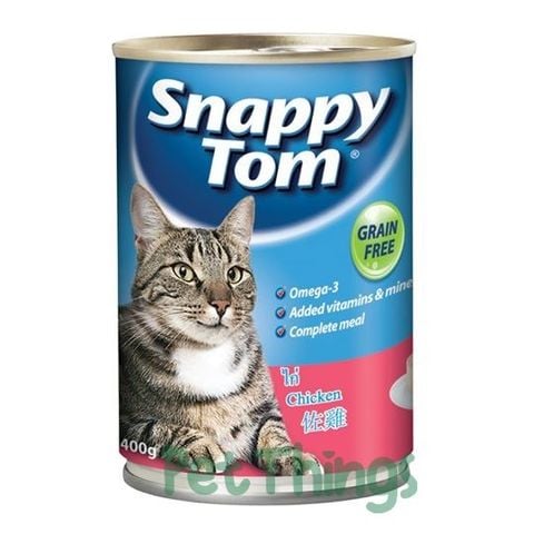 Pate mèo Snappy Tom Chicken Loaf (paté) 400g