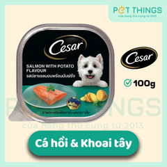 Pate Chó Cesar Cá Hồi & Khoai Tây 100g