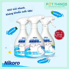 Xịt Khử Mùi Nikoro Chiết Xuất Thực Vật Cho Chó Mèo 370ml