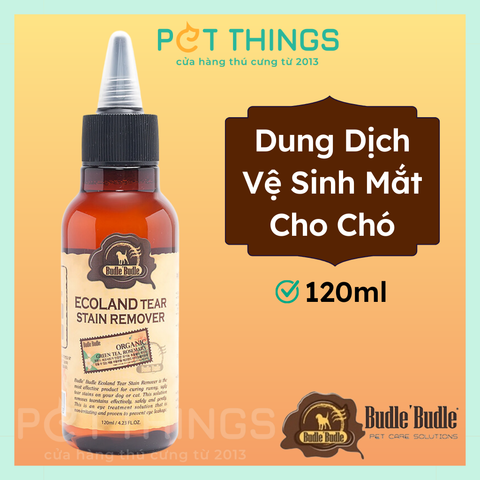 Budle Budle Tear Stand Remover Dung Dịch Vệ Sinh Mắt Cho Chó 120ml