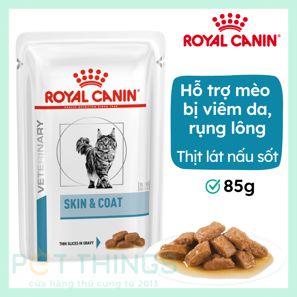 Pate Mèo Royal Canin Cat Skin & Coat in Gravy 85g