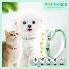 Vòng Cổ Chứa Tinh Dầu Đuổi Ve Rận Cho Chó Mèo, Size M 48cm