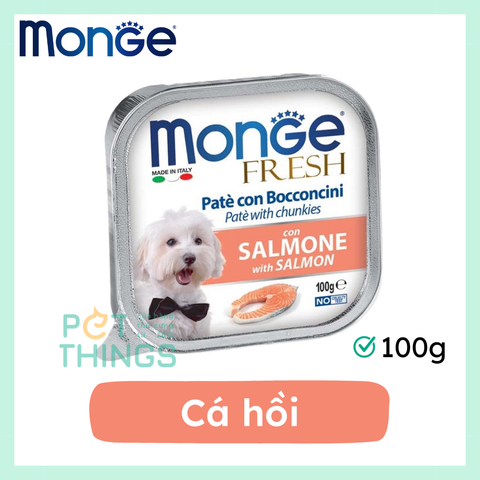 Pate Chó Monge Fresh Salmon 100g