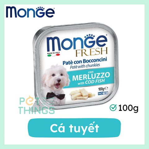 Pate Chó Monge Fresh Cod Fish 100g