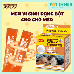 Men Vi Sinh CHOICE PLUS STAMINON Probiotic Dạng Bột Cho Chó Mèo