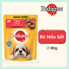 Pate Chó Pedigree Beef  Flavor In Gravy 80g