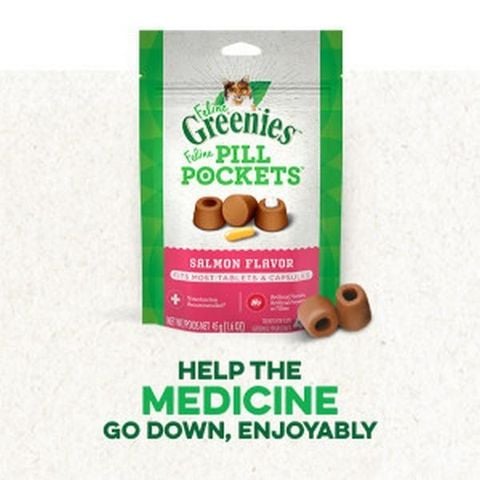 Bánh thưởng mèo Feline Greenies Pill Pockets hỗ trợ uống thuốc