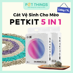 PETKIT 5 TRONG 1 Cát Vệ Sinh Cho Mèo 3.6kg/7L