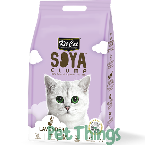 Cát đậu nành cho mèo Kit Cat SOYA Clump Lavender 7L