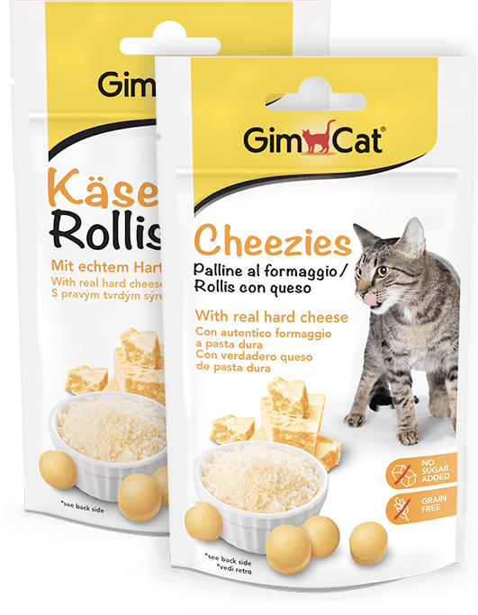 Gimcat Cheezies bánh thưởng cho mèo phô mai viên 50g