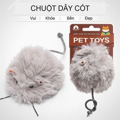 Pet toys chuột xám dây cót