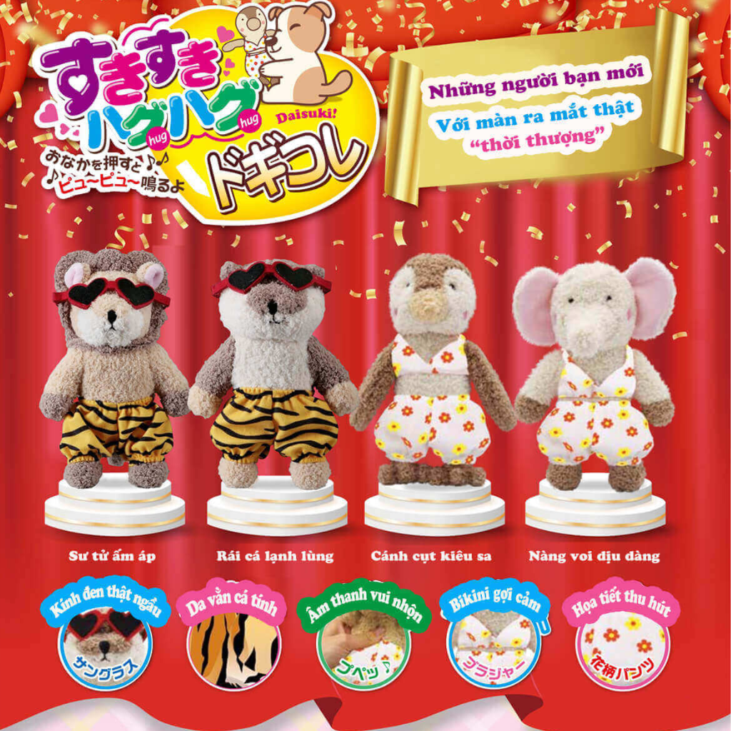 Đồ Chơi DoggyMan Thú Bông Cho Chó