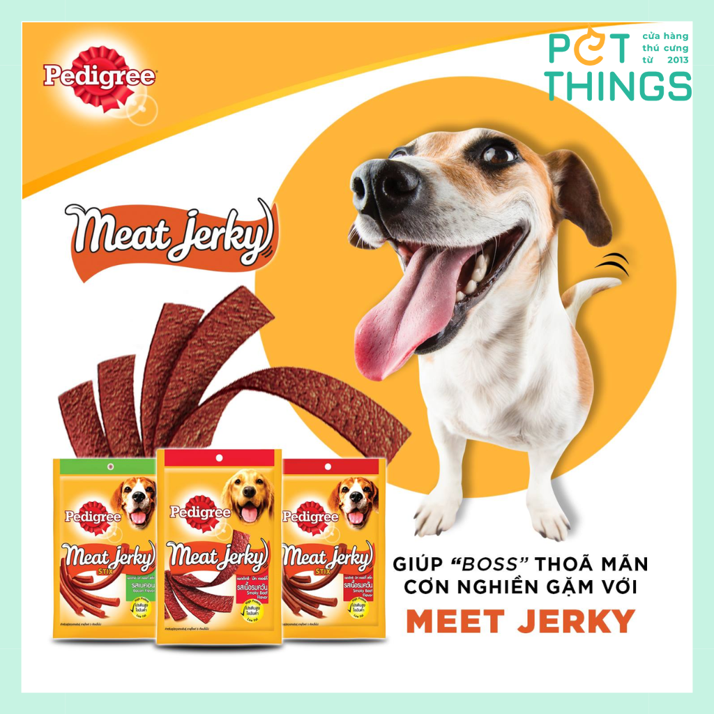 Snack chó Pedigree Meat Jerky 80g