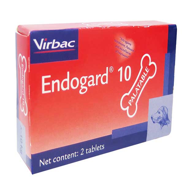 Thuốc xổ giun Virbac Endogard® 10 | Hộp 2 viên