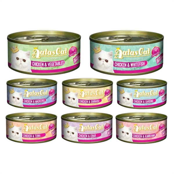 Sốt pate mèo Aatas Cat Creamy 80g Gà