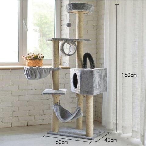 Cat tree cho mèo CT-1015 60*40*160cm