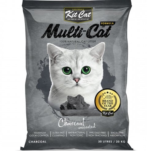 Cát vệ sinh mèo Kit Cat Multi-Cat bao lớn 20kg (30L)