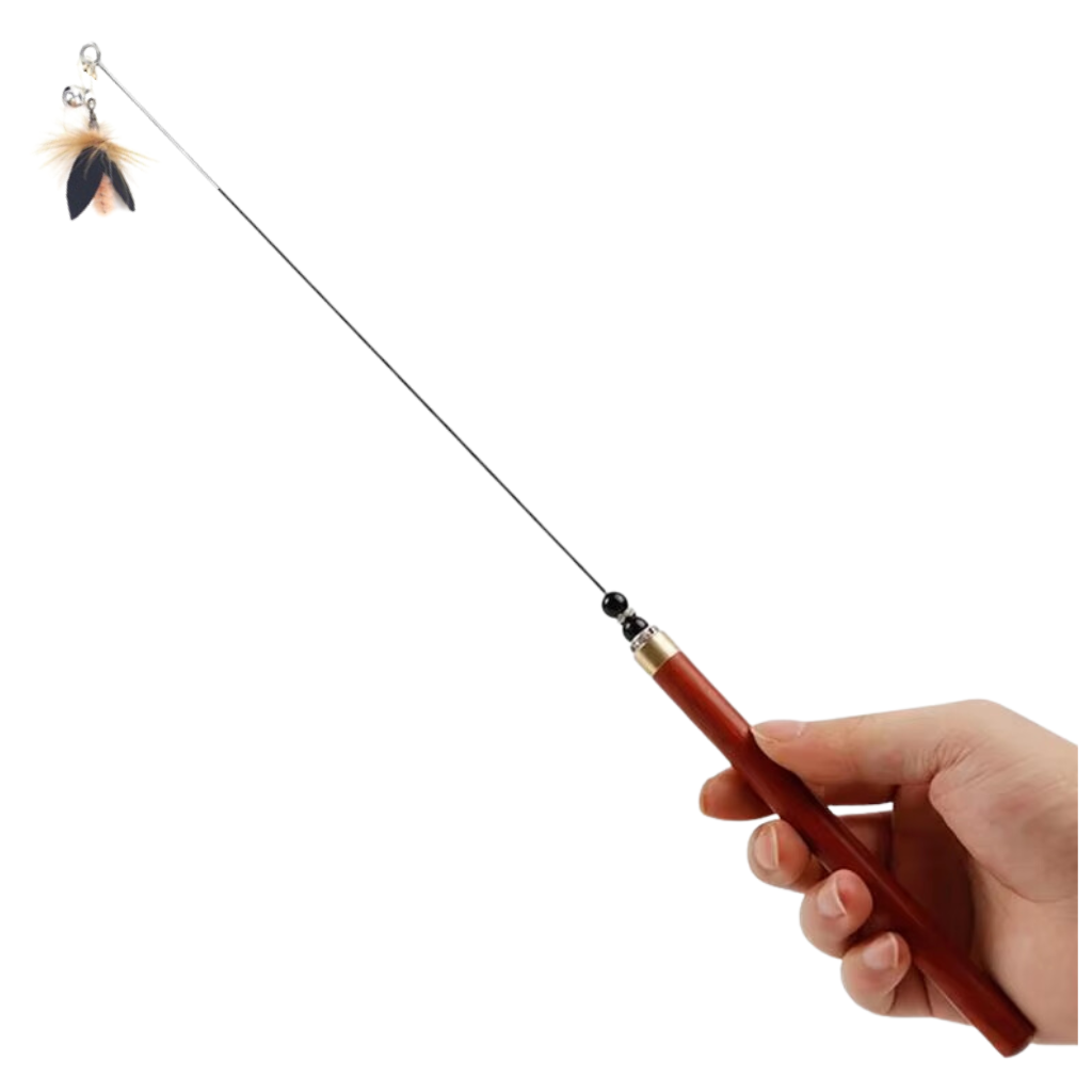 Cần câu cán gỗ bướm đêm 32cm