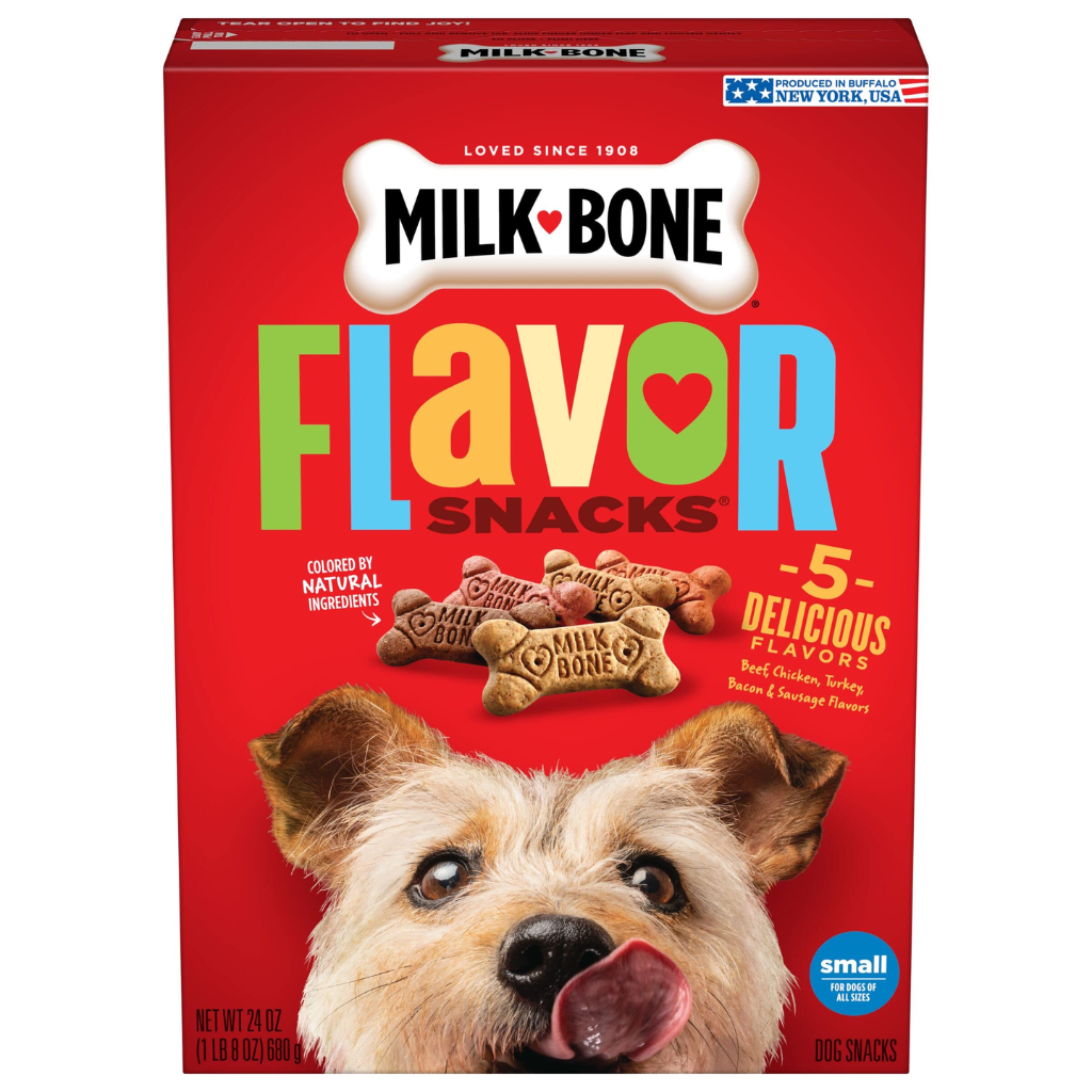 Milk-Bone 5 Meaty Flavors Snacks Small Biscuit Dog Treats 680g (24oz)