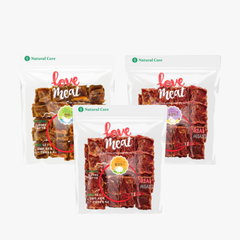 Natural Core love meat - Snack Sấy Bít Tết Cho Chó