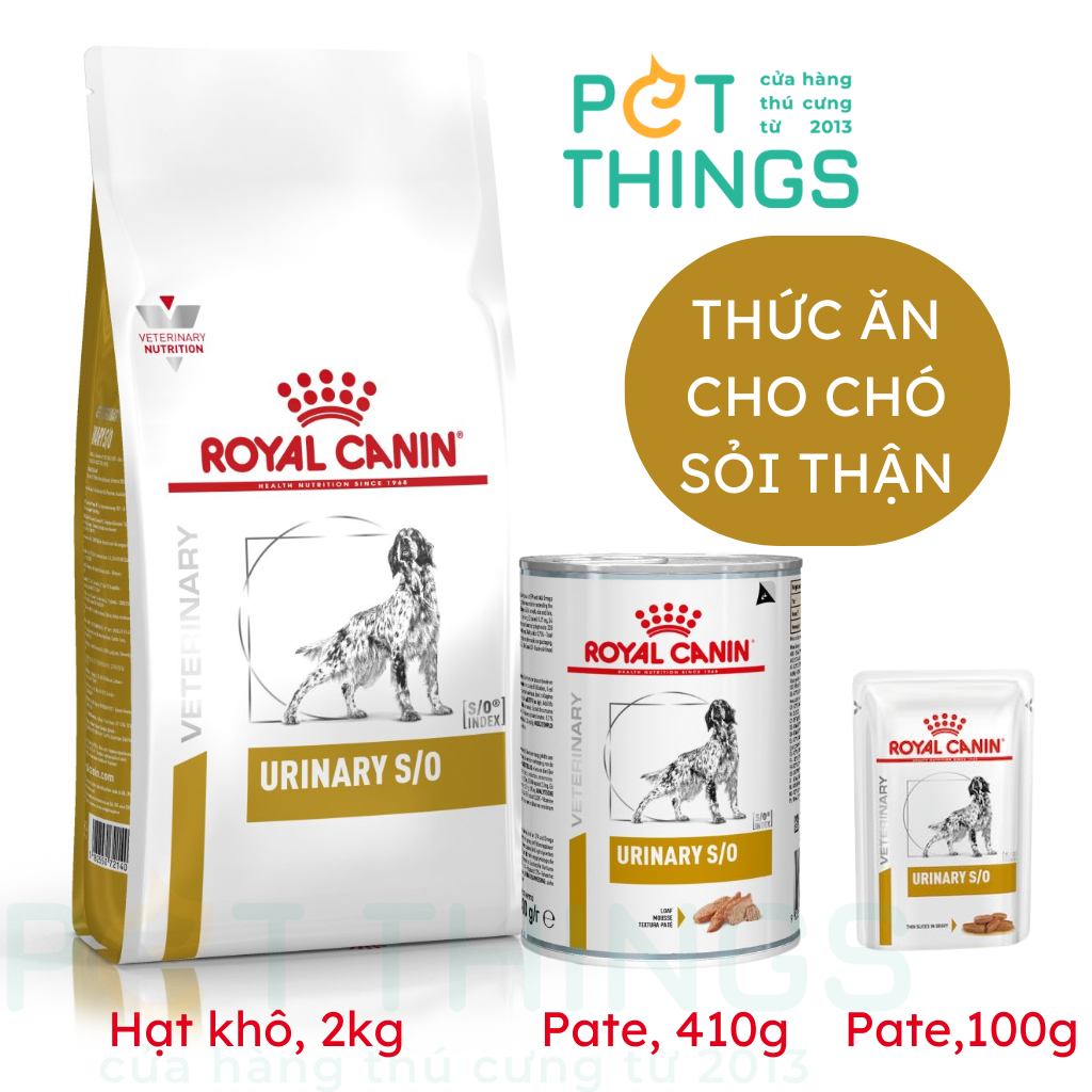 Pate chó Royal Canin Veterinary Urinary S/O hỗ trợ trị bệnh sỏi thận